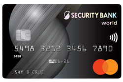 Security Bank World Mastercard