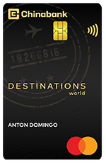 Chinabank Destinations World Mastercard