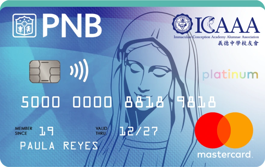 PNB-ICA Alumnae Association Platinum Mastercard