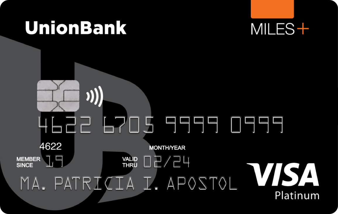 UnionBank Miles+ Platinum Visa