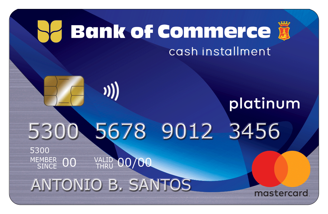 Bank of Commerce Cash Installment Credit Card