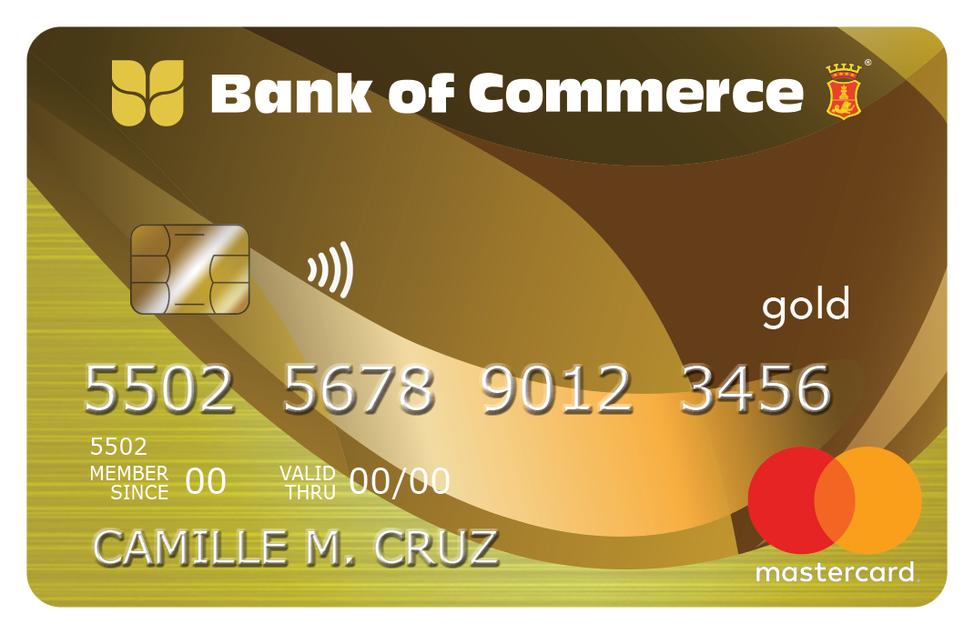 Bank of Commerce Gold Mastercard